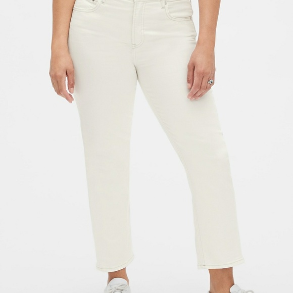 GAP Denim - GAP woman's straight  white jeans